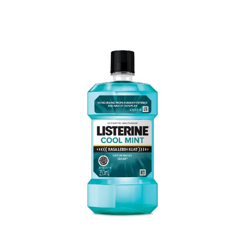 LISTERINE Cool Mint Antiseptic Mouthwash / Obat Kumur Antiseptik - 250ml