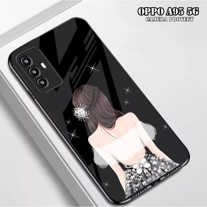 Softcase Glass Oppo A95 5G A95 4G Oppo A95 4G | Camera Protect | Case Oppo A95 5G Oppo A95 4G | case
