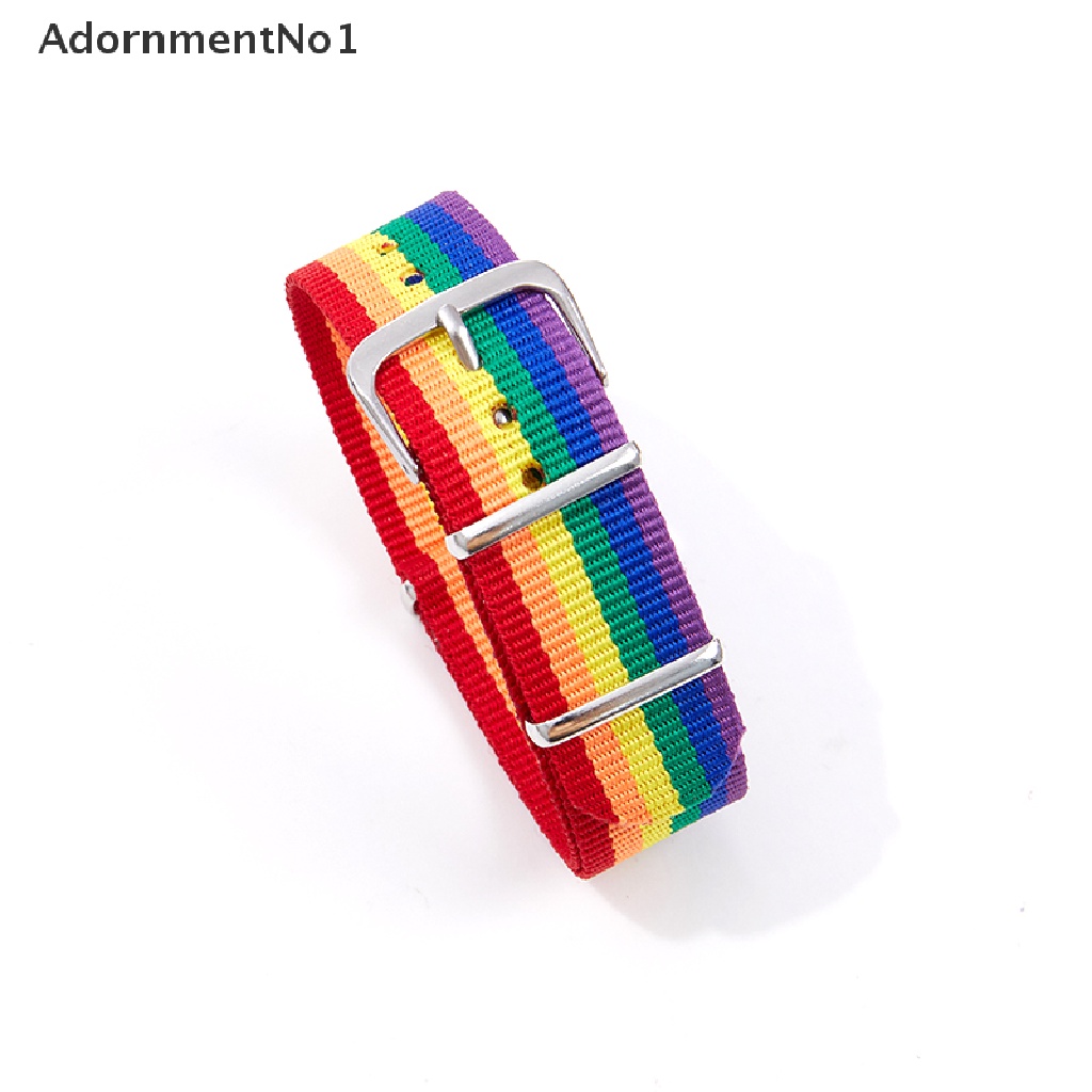 (AdornmentNo1) Gelang Anyaman Tali Warna Pelangi Untuk Pria / Wanita