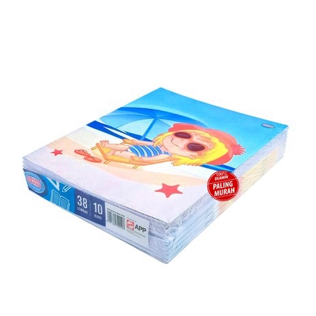 

Buku Tulis Sidu 38 (10PCS) SIN-AR DUNIA 1 PACK 10 ISI BUKU