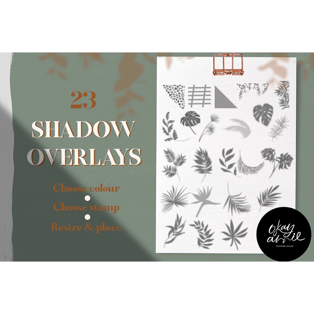 Procreate Brush - Wild Shadow Overlays for Procreate