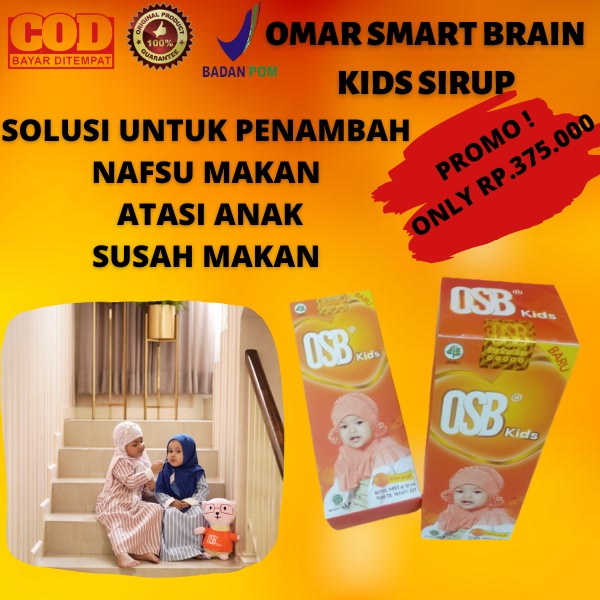 OSB KIDS sirup Penambah Nafsu Makan Atasi Anak Susah Makan Ampuh Berkhasiat Madu anak OSB