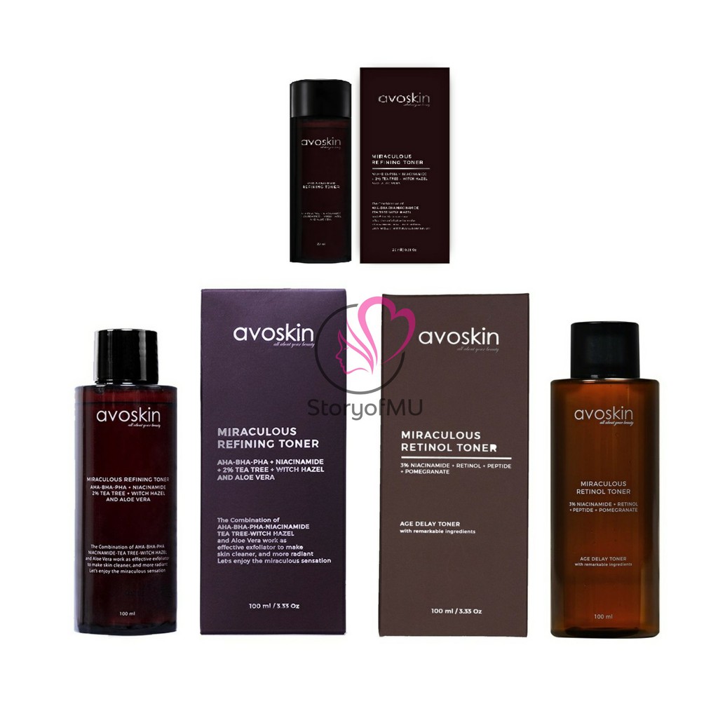 BPOM AVOSKIN Instensive Miraculous Refining / Retinol ...