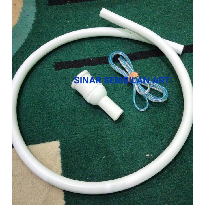 Xaviertaran Pipa Elastis Plus Fiting Dan Kabel Untuk Tangkai Bunga Dekorasi