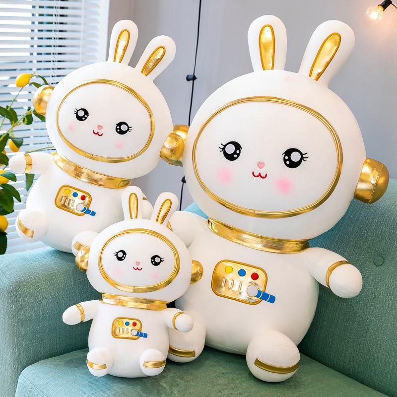 Boneka Bunny Kostum Astronot Bahan Plush