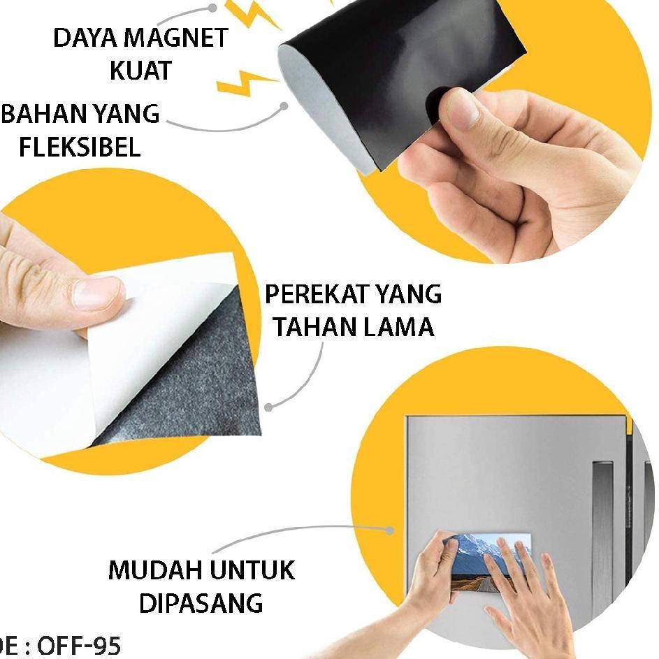 

Serba Murah PRQLV Magnet lembaran / sheet ukuran kertas A4 Magnetic Whiteboard for Refrigerator Kert