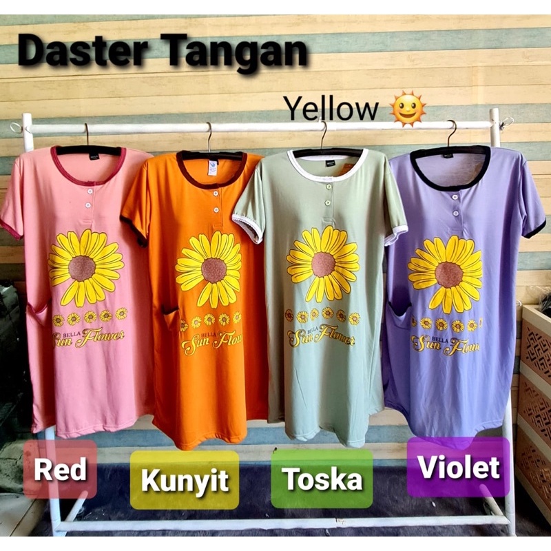 BAJU TIDUR DASTER MAMA TANGAN FLOWER FLORIST