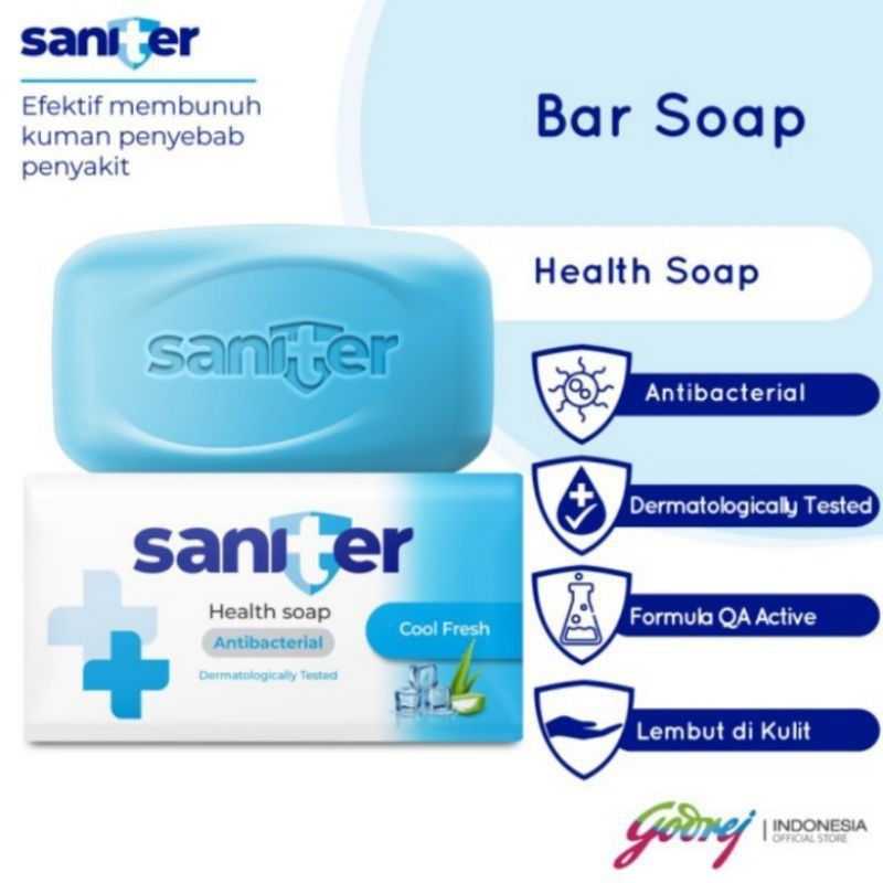 Saniter Bar Soap Sabun mandi Batang Health soap 70gr