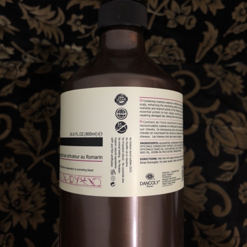 DANCOLY Rosemary Hair Activating Shampoo 800ml | Angel 800 ml