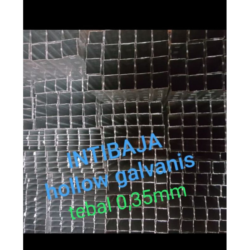 HOLLOW GALVANIS PLAFON 4 x 4 x 0,45 x 4 meter/HOLLOW PLAFON 4x4 tebal 0,45mm