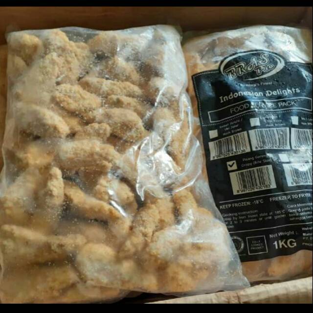 

Pisang nugget merk braspro 1 kg