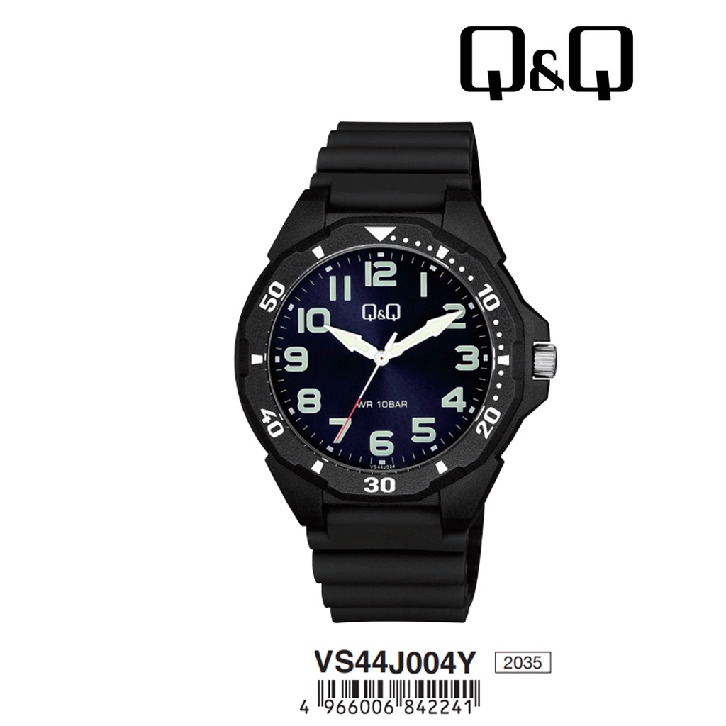 SALE Jam Tangan Pria Casual Classic Sporty Rubber Analog Original Q&amp;Q QNQ QQ VS44 VS44J Series