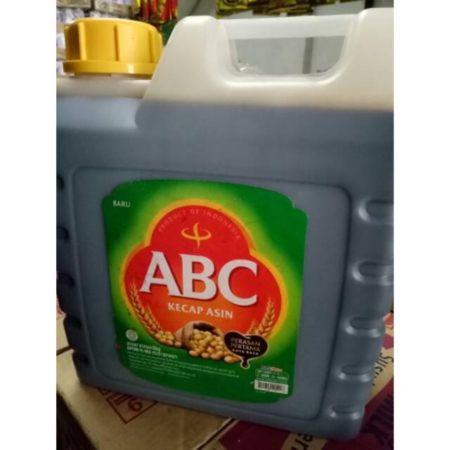 

Kecap asin abc 6kg jerigen via gojek