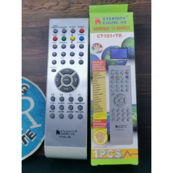 Remote remot TV Polytron tabung multi fungsi