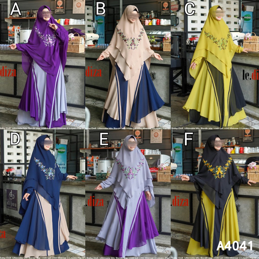 Gamis A4041 Original by LEDIZA