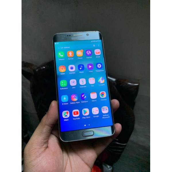 Samsung S6 Edge Plus 4/64 SEIN NFC Flagship + Handphone Second HP Seken Bekas Murah Edge+ Galaxy Ind