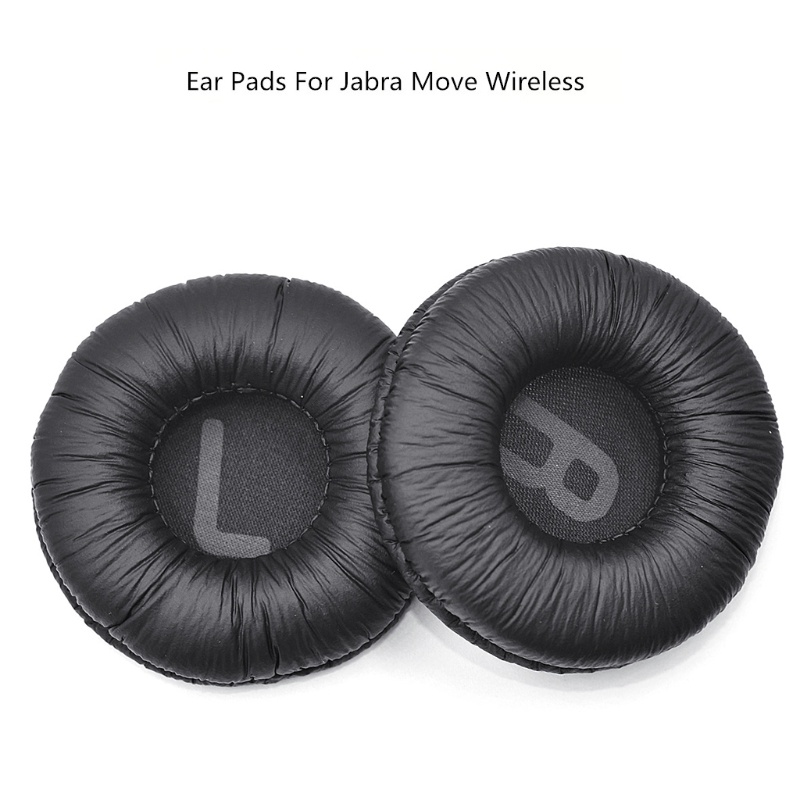 1 Pasang Busa Earpads Bahan Kulit Lembut Untuk Jabra Move Wireless Headphones