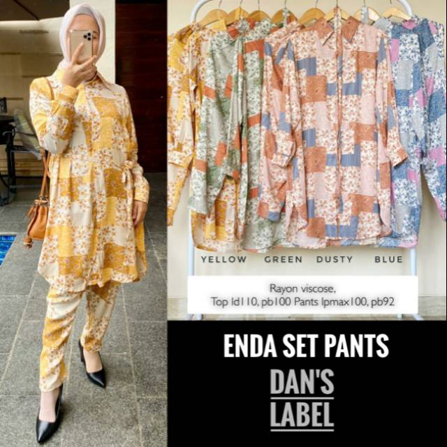 Enda set pants by dans label