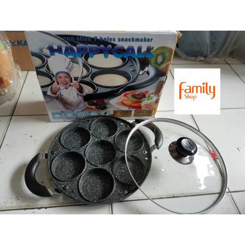 CETAKAN KUE LUMPUR / KUE APEM / MARTABAK MINI HAPPYCALL ISI 7 MARBLE