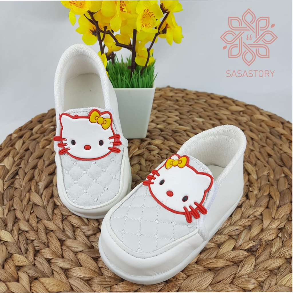 SEPATU ANAK PEREMPUAN KARAKTER KARTUN KUCING 1-3 TAHUN CA29