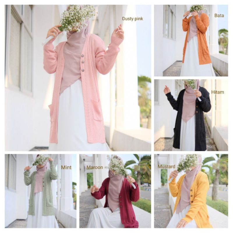 LONG CARDI/ CARDI RAJUT/ LONG CARDY / LONG CARDI ADULT/ CARDI JUMBO