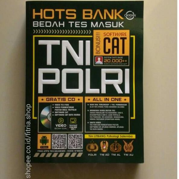 Direkomendasikan Buku Tes Masuk TNI POLRI seleksi POLISI TARUNA AKPOL AKMIL SIPSS TAMTAMA AAL AAU BI