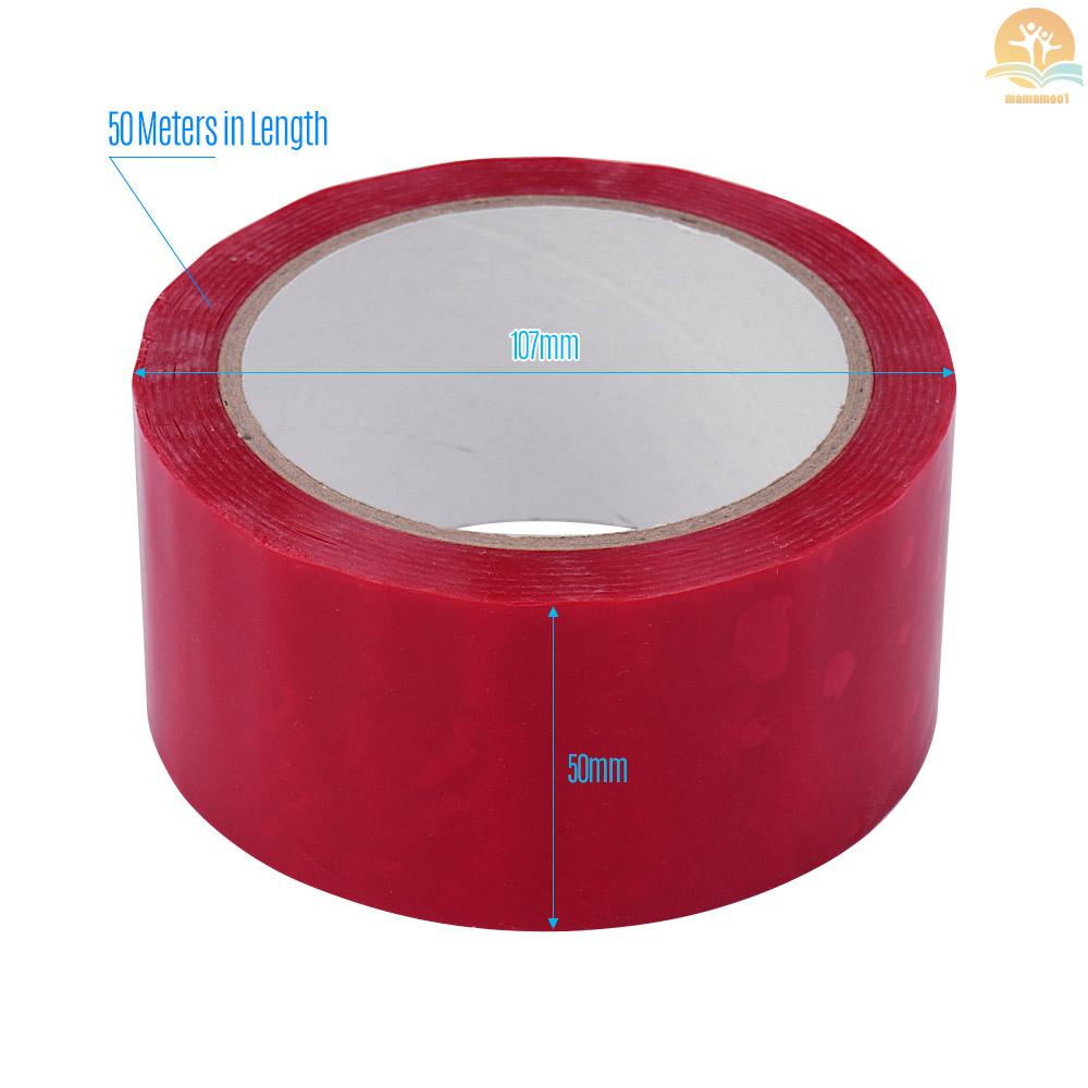 Full Transfer Security Tape High Adhesive Tamper Evident 1.97 Inch 164 Feet (54.7 Yards)
