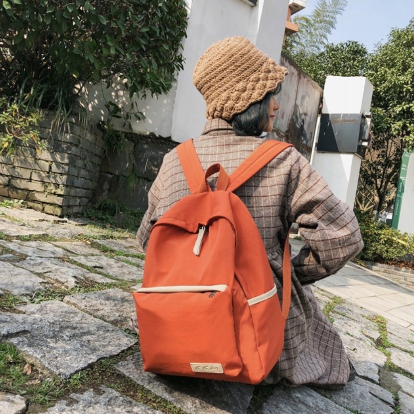 Twenty Bag - Tas Ransel Sekolah Anak Wanita Dan Pria Untuk Anak PAUD TK SD SMP Terbaru 2021 Kekinian Motif Carakter BERIS POLOS Korean Sytle Bahan Canvas