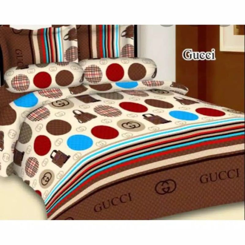 Sprei karet keliling seprai anti geser springbed/busa semua ukuran ada