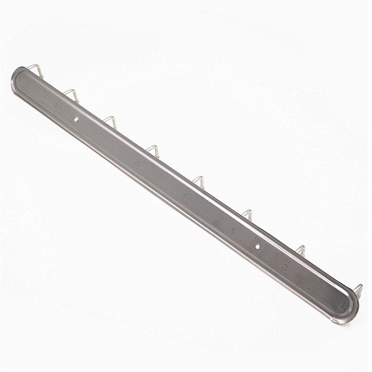 Gantungan Kapstok Hanger Stainless Steel dengan 6 Kait + Sekrup Gantungan Hanger Pakaian 6 kait Serbaguna