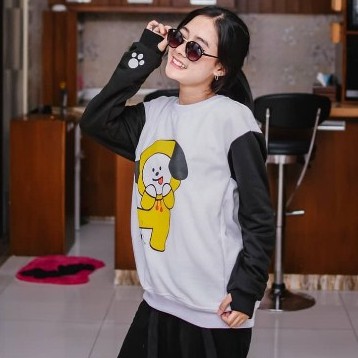 Sweater Murah Wanita Roundhand / Sweater Roundhand CIMY B1