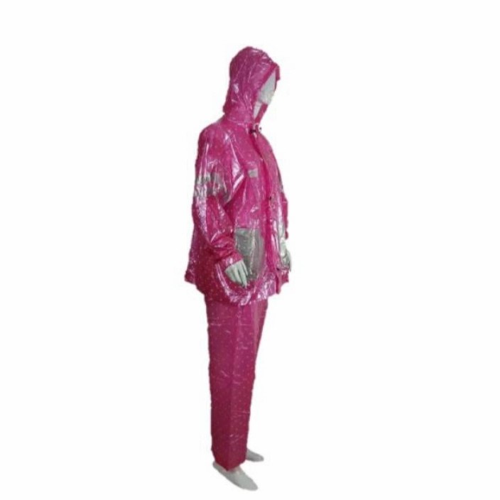 Jas hujan stelan dewasa TOP Polkadot dolphin/STAR Polkadot/ELITE Polkadot