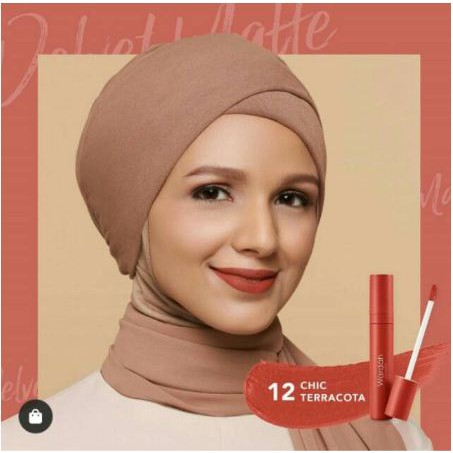 Wardah Velvet Matte Lip mouse NEW SHADES  No. 12 CHIC TERRACOTA