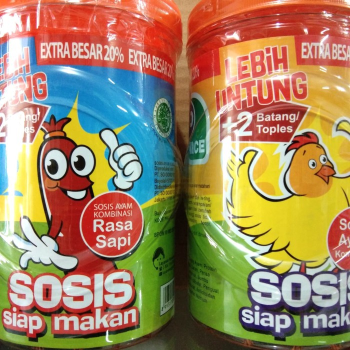 

Sosis So Nice 22grx24pcs toples Sapi/ayam