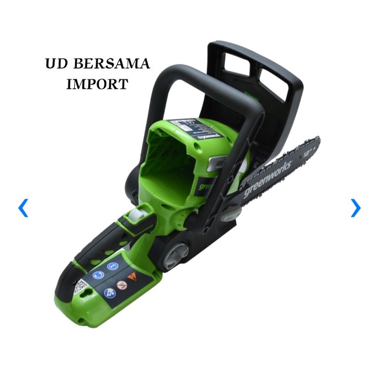 GREENWORKS CORDLESS ChainSaw/Mesin Gergaji Potong Tanpa Kabel 12inch