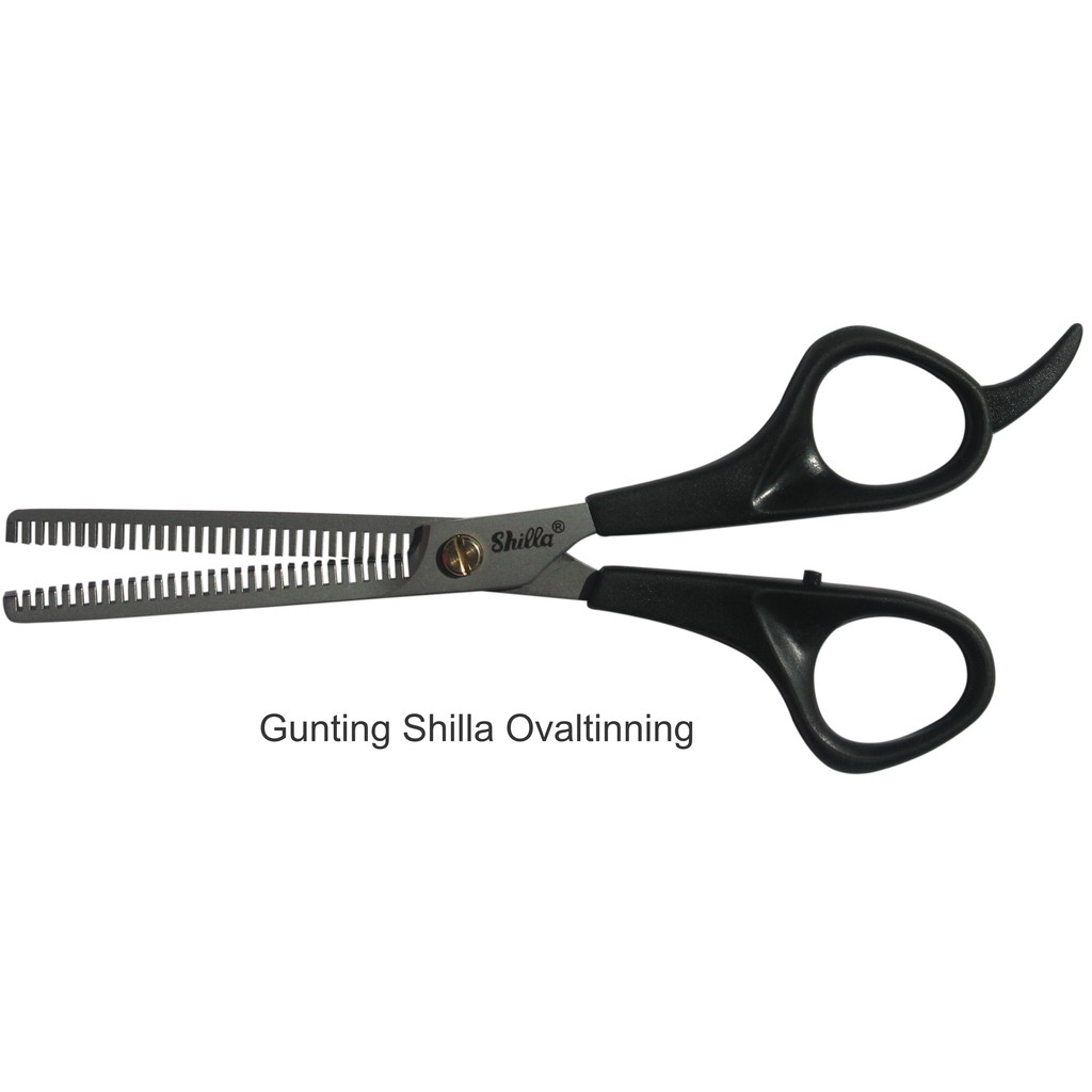 Gunting Sasak Rambut - SHILLA Oval Thinning Scissors