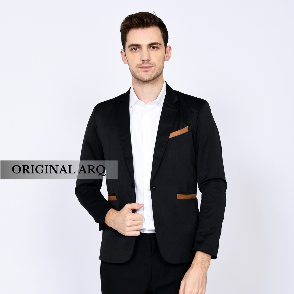 Jas Blazer Pria Slim Fit Formal Modern Model Bahan Tebal Premium Original