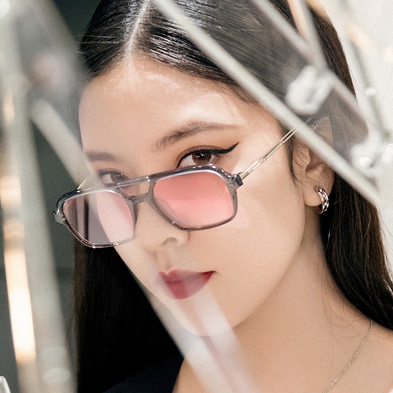 2021 Kacamata Hitam Model Hollow Out Gaya Korea