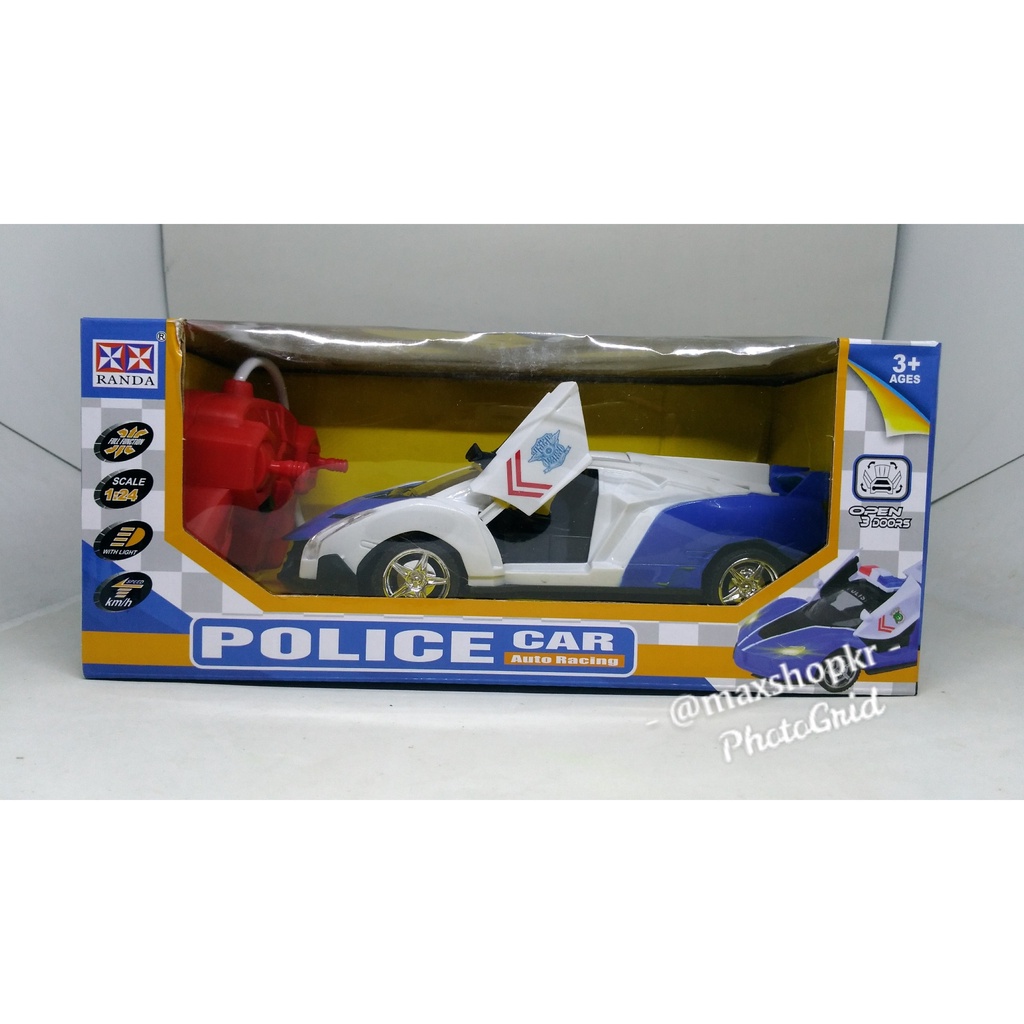 RC Lamborghini Police Mobil Mobilan Polisi Remote 737-5588