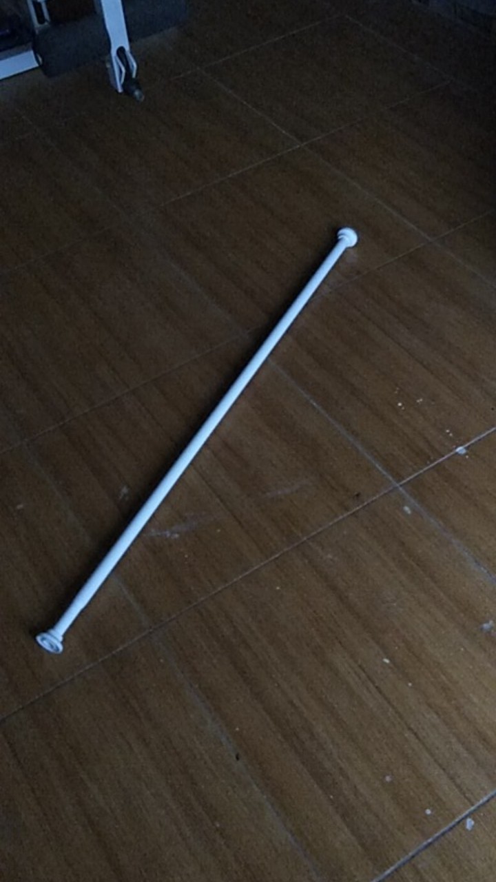 Batang Tirai Shower 120-200 Cm Botaren, Batang Tirai Kamar Mandi Tanpa Bor Sekrup Dapat Dipanjangkan