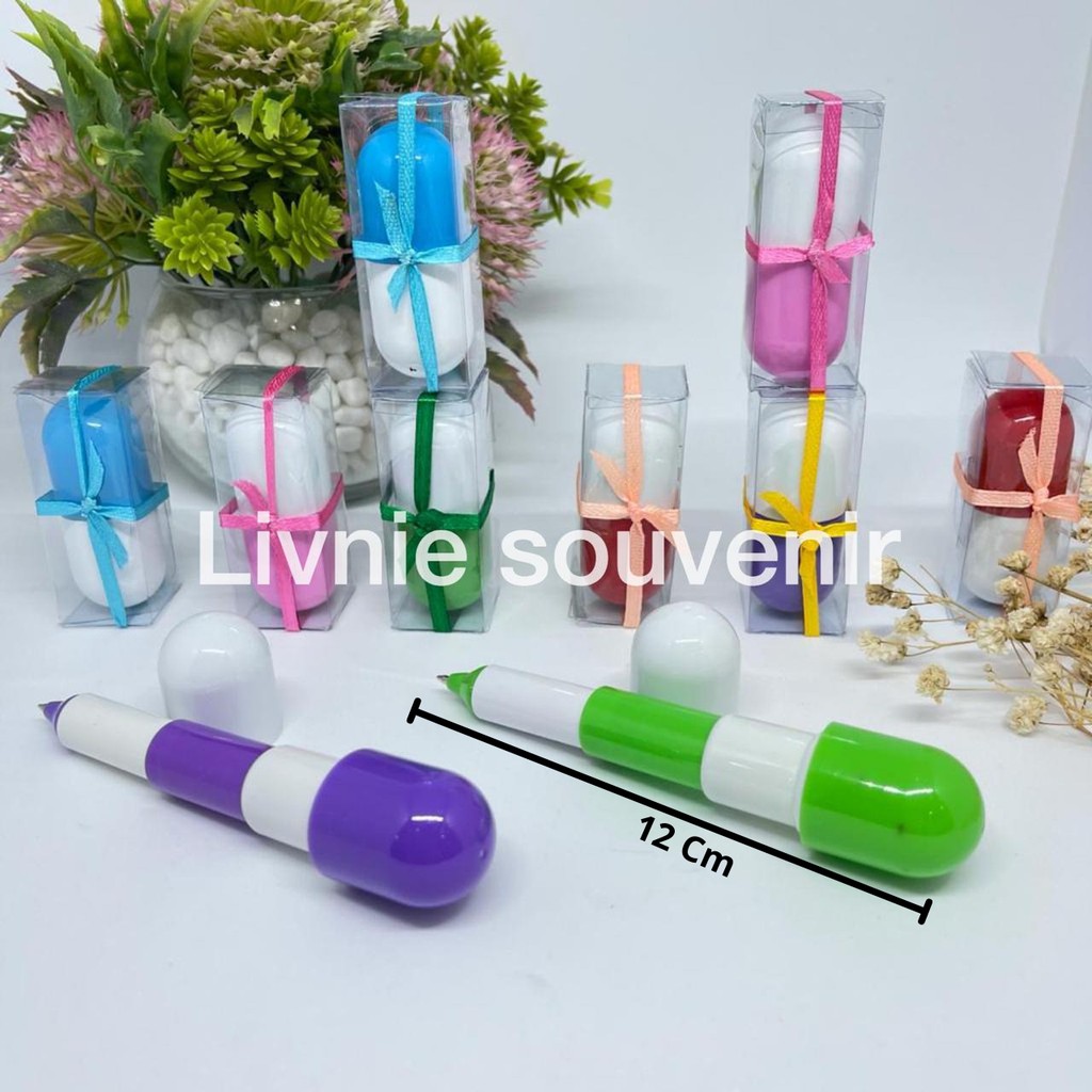 Souvenir Pulpen Kapsul Kemas Mika-6