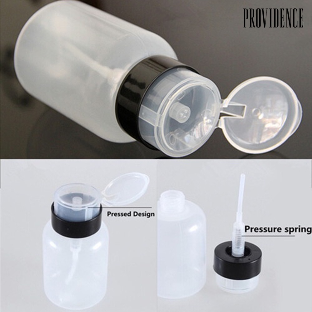 Providence Botol Pompa Dispenser Aseton / Pembersih Kutek Untuk Manicure / Nail Art