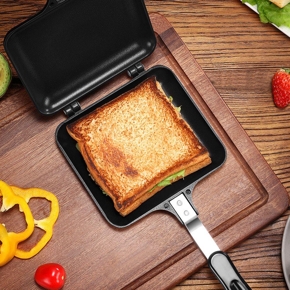 Top Gas Sandwich Maker Bakeware Waffle Pancake Barbecue Oven Cetakan Sarapan|Wajan Panggangan