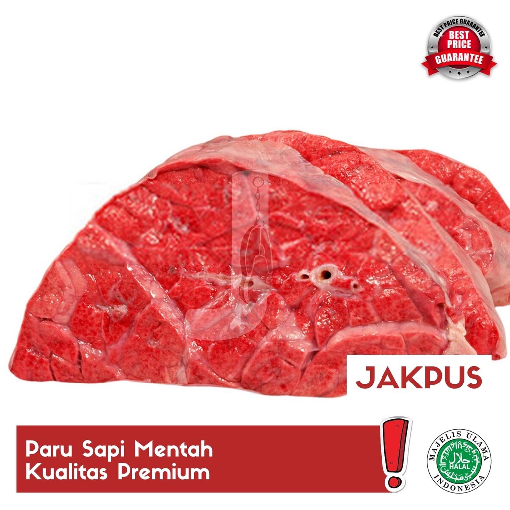 

Paru Sapi Mentah Kualitas Premium 500gr - JAKPUS