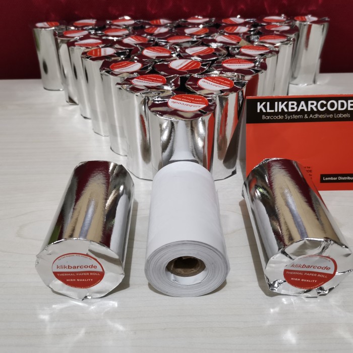 

PROMO PAPER ROLL / KERTAS STRUK THERMAL 80X50 / 80 X 48mm - KUALITAS BAGUS-Klikbarcode