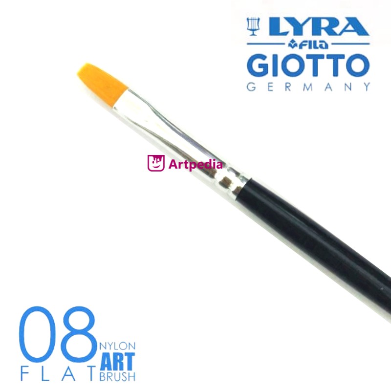 

Kuas Lyra Pipih 08 - Lyra Taklon Art Brush Flat No.08 - Kuas Lukis Lyra - Lyra Art Brush Flat No. 08