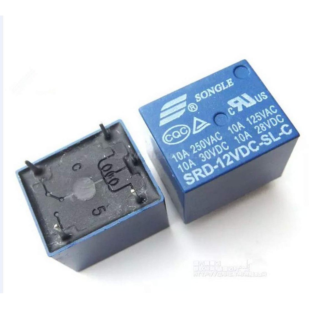 Relay 12V 10A Songle SRD-12VDC-SL-C 5 PIN 5P