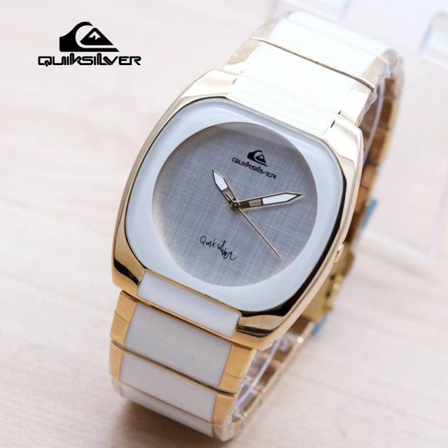 JAM TANGAN WANITA QUIKSILVER PERSRGI RANTAI DIAMETER 4 CM