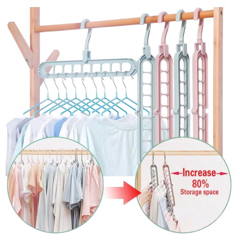 DS MAGIC HANGER 9IN1 GANTUNGAN BAJU ORGANIZER SERBAGUNA