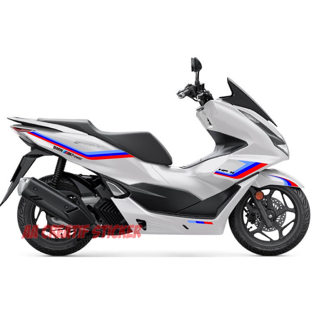 cutting sticker polet motor honda pcx 160 livery bmw